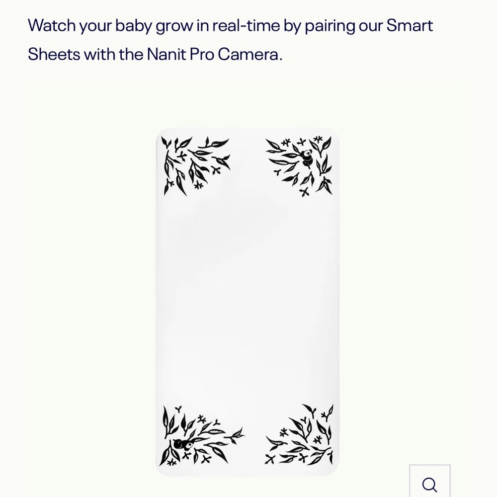 Nanit smart sheets (BNIB)